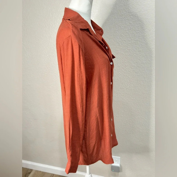 NWOT Button down casual cover up - Picture 5 of 7